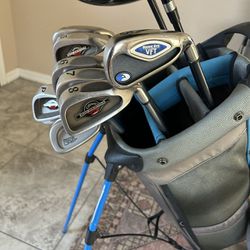 Mixed Golf Clubs Set Ping Bag Callaway Irons 