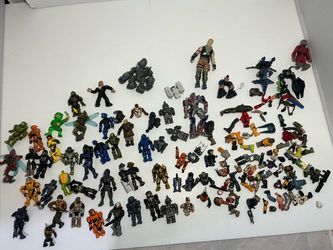 Halo figures  - parts and misc