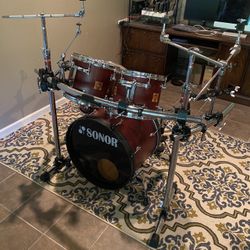 Rare German Sonor Drums w/ Gibraltar Rack