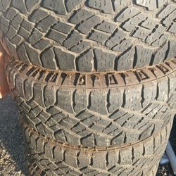 265/65 R18 GOODYEAR WRANGLER DURATRAC TIRES (4)