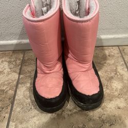 Girls Snow Boots Pink Size 4