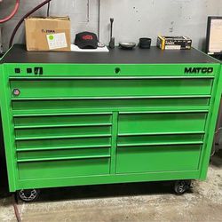 Green Matco 4s 10 Drawer Toolbox OBO