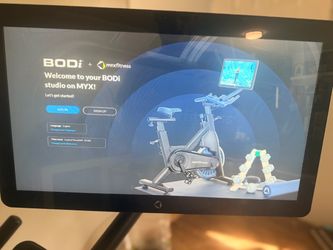 Bluetooth and WiFi practically new. Bodi bike) priced to sale no issues at all