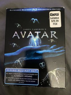 Blu-Ray Avatar 3 disc set