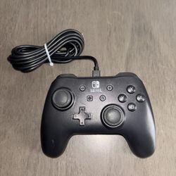 PowerA Nintendo Switch Wired Controller - Black, Detachable 10ft USB Cable, No Battery Required, Officially Licensed By Nintendo 