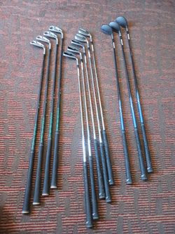 GOLF CLUBS. NEW AND VINTAGE MIXED