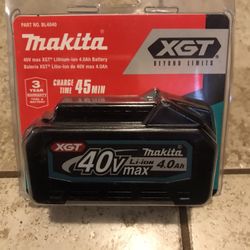 Makita Battery 40v 4.0ah  Brand New