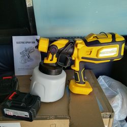 Cordless spray gun