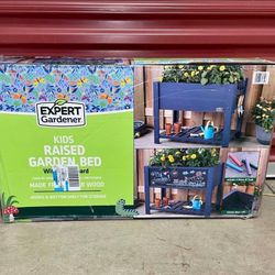 Gardener Kids Raised Bed with Shelf