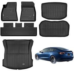 GorWare Tesla Model 3 All Weather Floor Mats