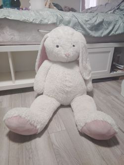 Giant stuffed bunny