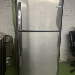 Stainless Steel Fridge Brand Frigidaire Everything Works Great With A 3 Months Warranty 