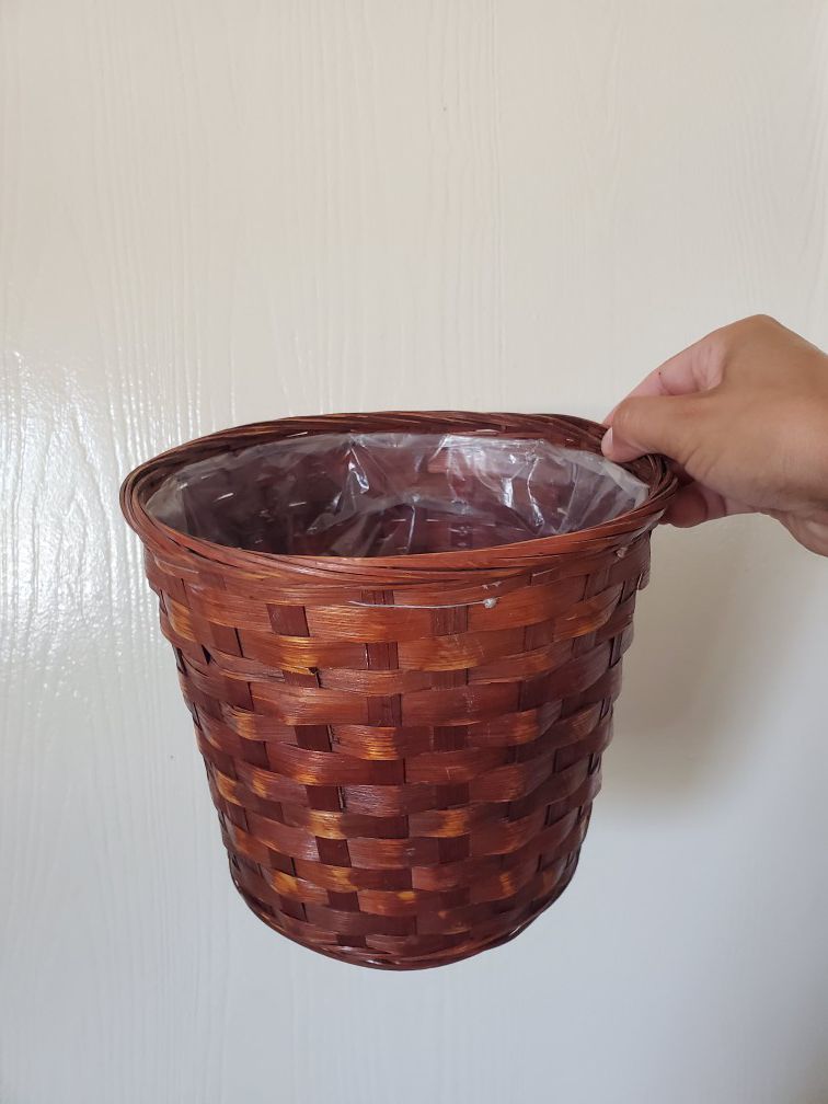 Planter/ lined plant basket