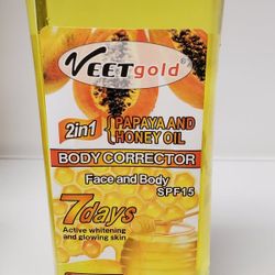 VEET gold 2in 1 PAPAYA AND HONEY OIL