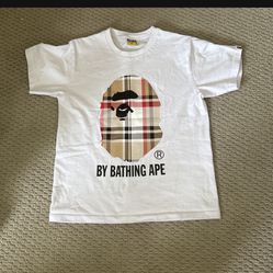 A Bathing Ape x Burberry BAPE T-Shirt 100% Authentic