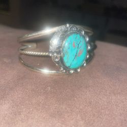 925 STAMPED SILVER BRACELET Hand Made