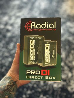 Radial Stereo PRO D2 Direct Input Box, NEW