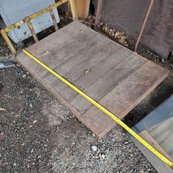 Large Heavy Duty Vintage Flat Cart