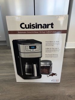$120 Cuisinart Automatic Grind & Brew 12 cup Coffee Maker Machine Brand New in Box