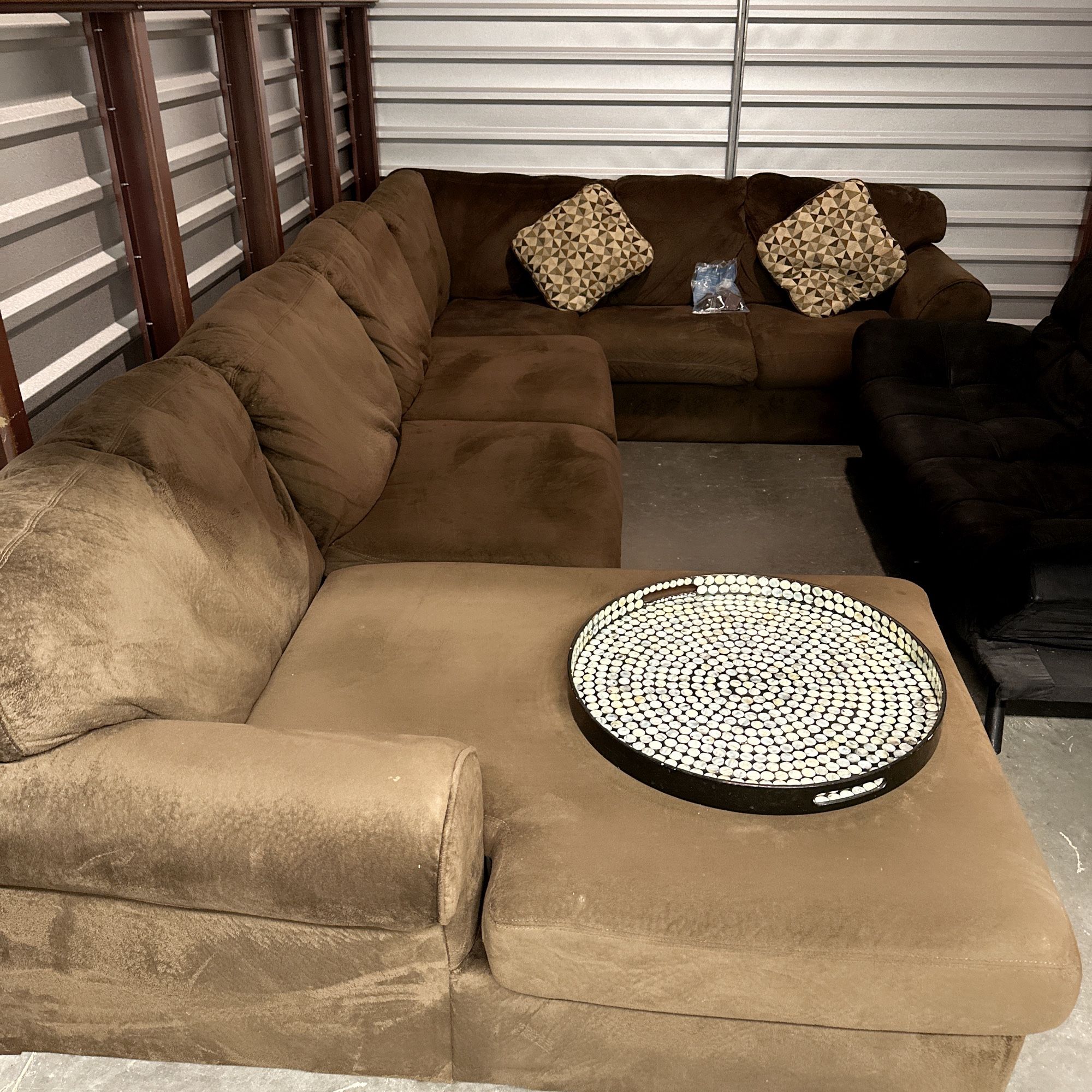 Sofa with ottoman ( Ashley Brand )