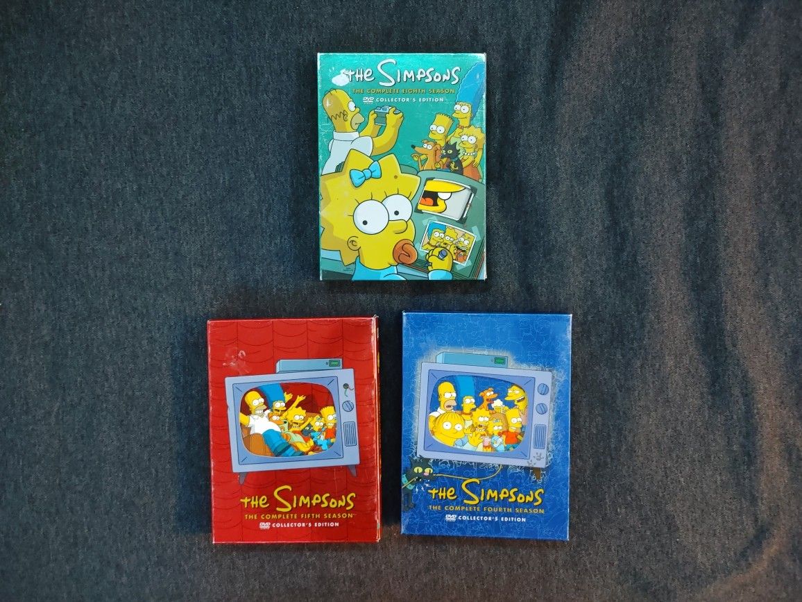 The Simpsons Collector's Edition Seasons 8th, 4th, 5th (DVD)