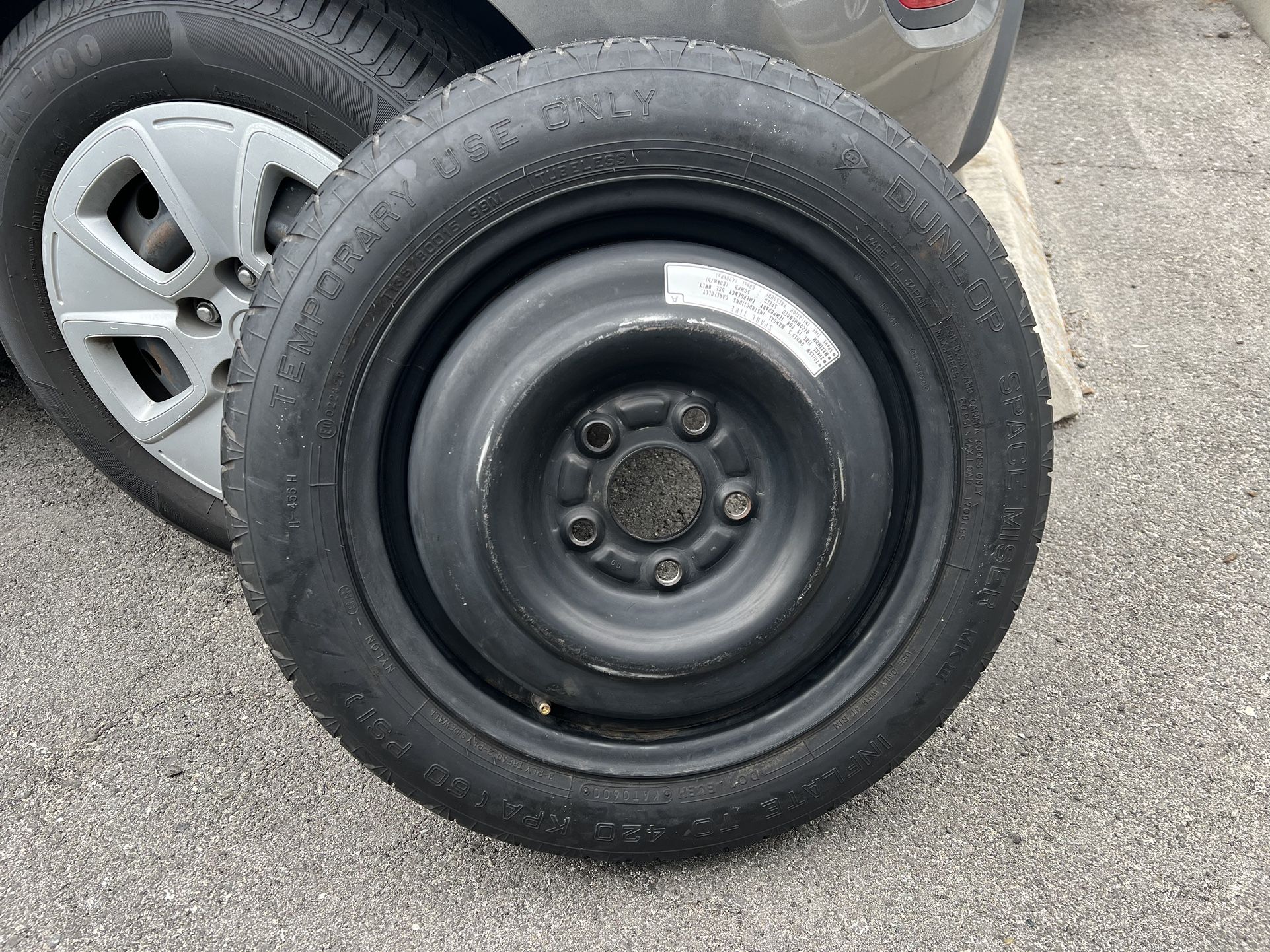 Gently Used Spare Donut Tire For 2010-2013 Kia Soul for Sale in ...