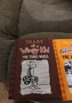 3 Diary of a Wimpy Kid books by Jeff Kinney