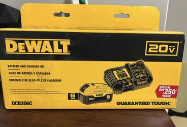Dewalt 20V 6ah Battery + Charger