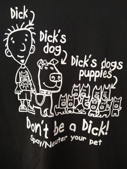 T-shirts Spay And Neuter Your Pet Limited Sizes Left