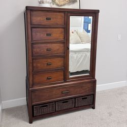 Solid Wood Armoire – Excellent Condition
