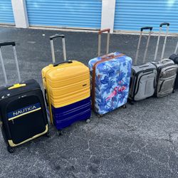 $20 Large $15 Small! Travel Luggage Baggage Wheeled Rolling Checked and Carry on Suitcases!