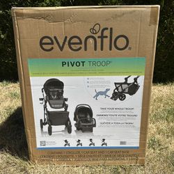 Evenflo Pivot Troop Child & Pet Modular Travel System Stroller