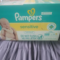 Pampers Sensitive Baby Wipes 588ct