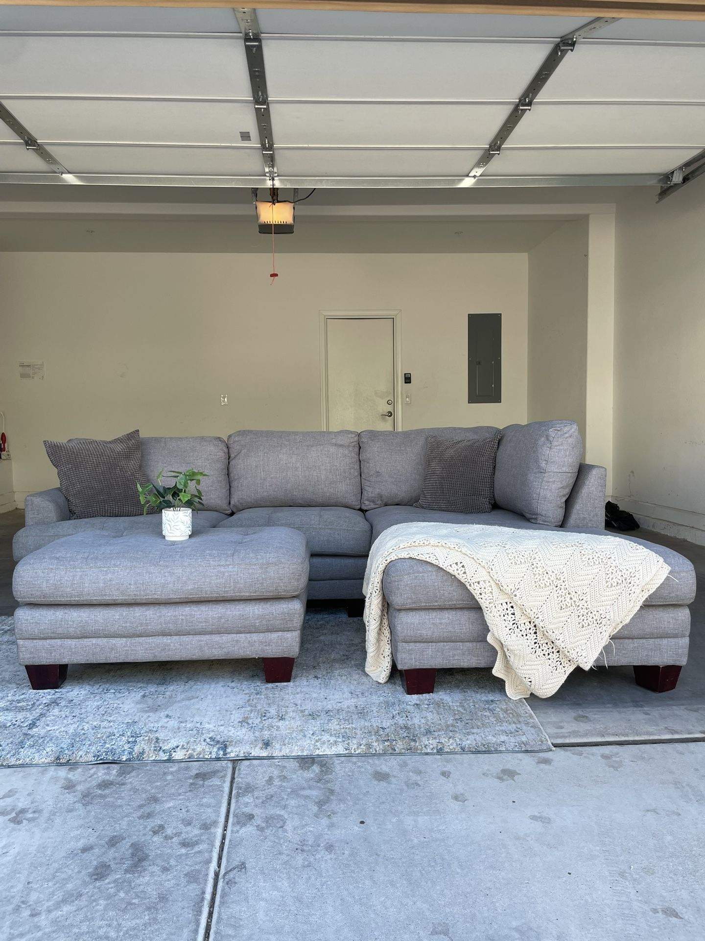Gray Sectional Couch