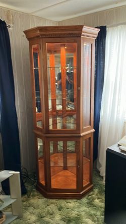 Corner Curio Cabinet