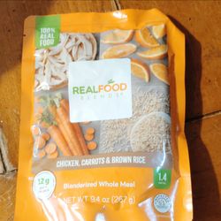 Real food blend chicken and carrots brown rice