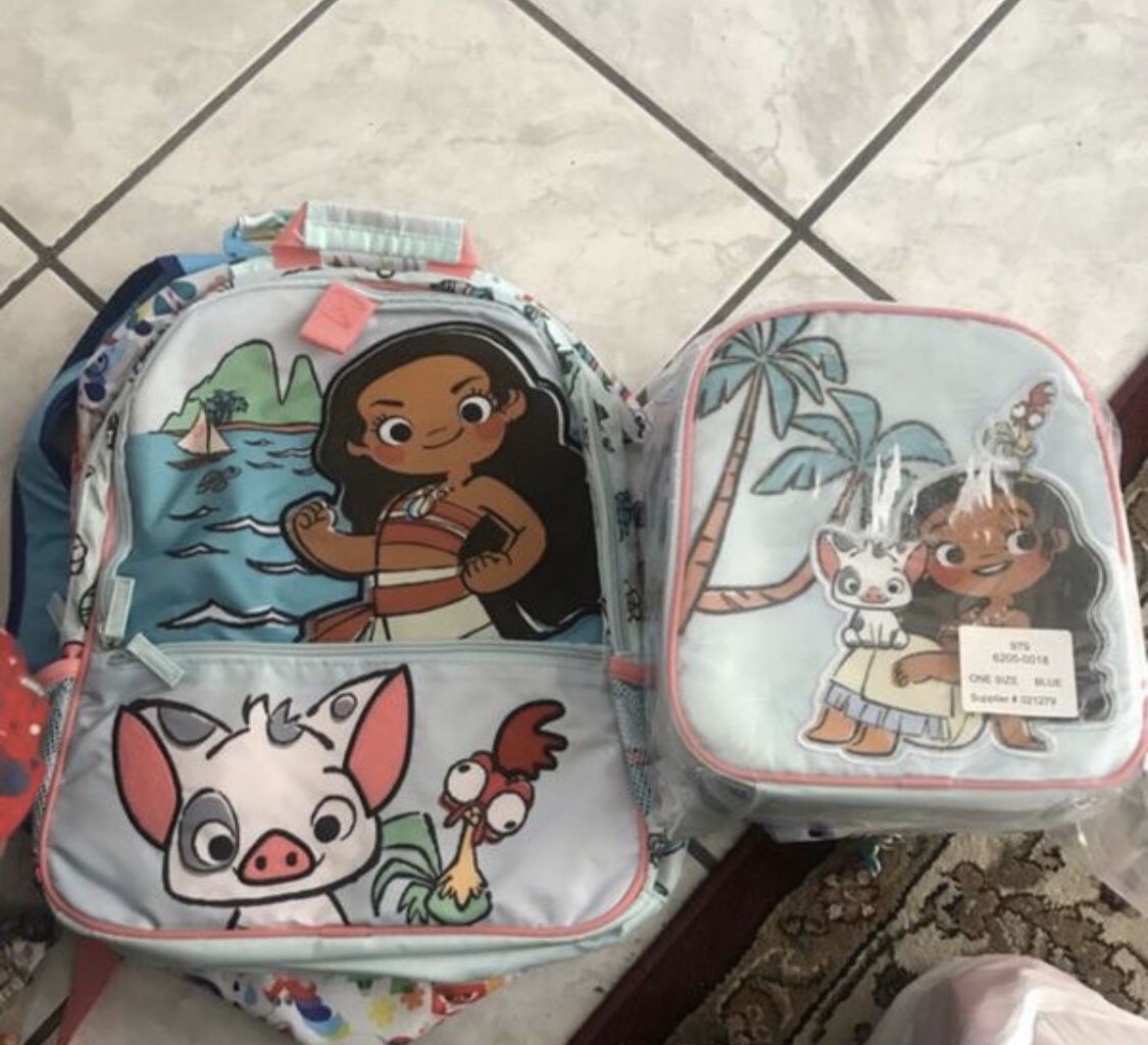 Disney Moana 2 pc Backpack