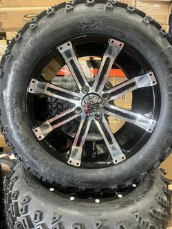 Golf Cart Wheel Set 
