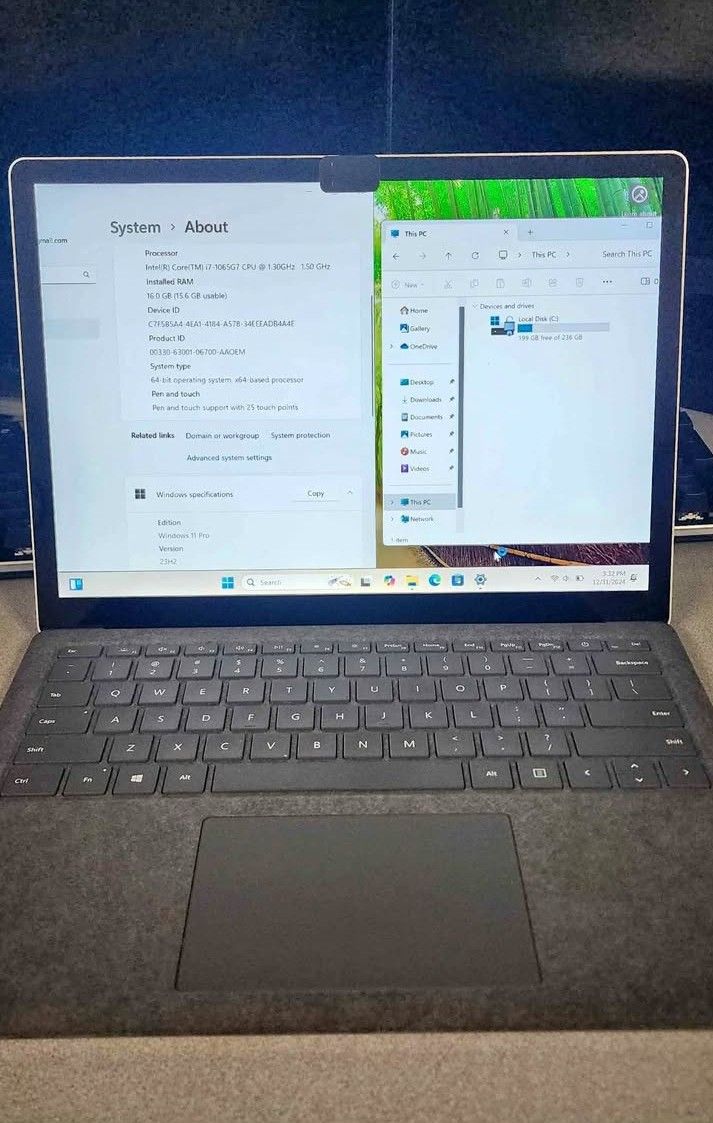 Microsoft Surface Laptop 3 13.5" Core i7 16GB Memory 256GB SSD