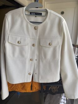 Zara Women’s White Coat