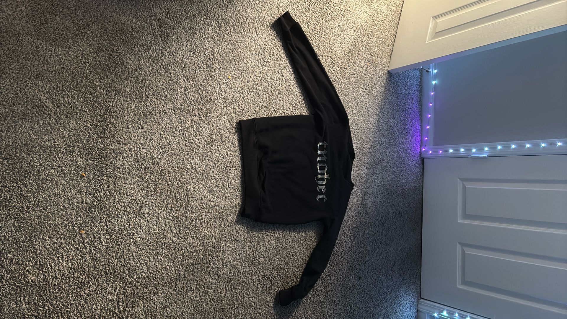 Rhinestone Tnohec Sweatshirt