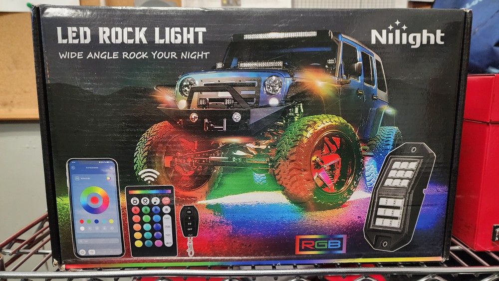 Nilight 12pc RGB Rock Lights