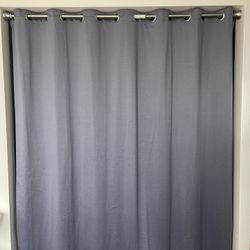 Grey One Piece Curtain