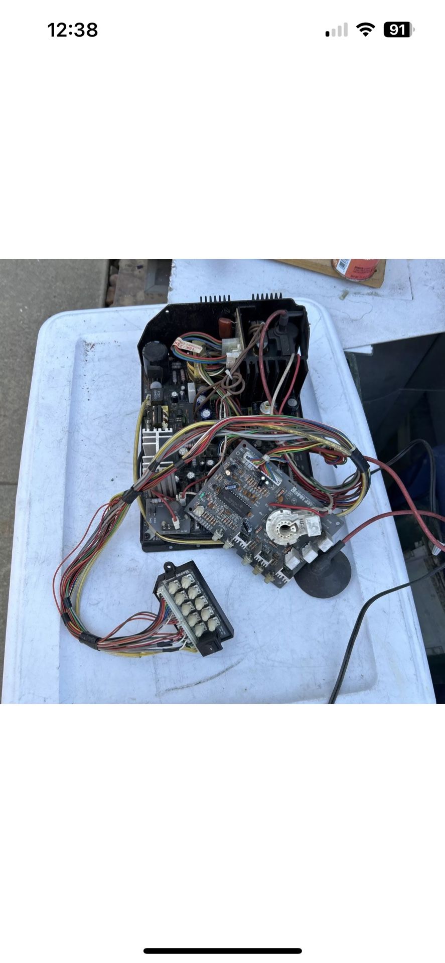 Untested Sharp Image 727r Chassis Monitor Pcb Board arcade VIDEO GAME Ifi