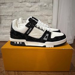 Louis Vuitton LV Trainer White Black