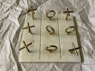 Marble Tick Tack Toe Board