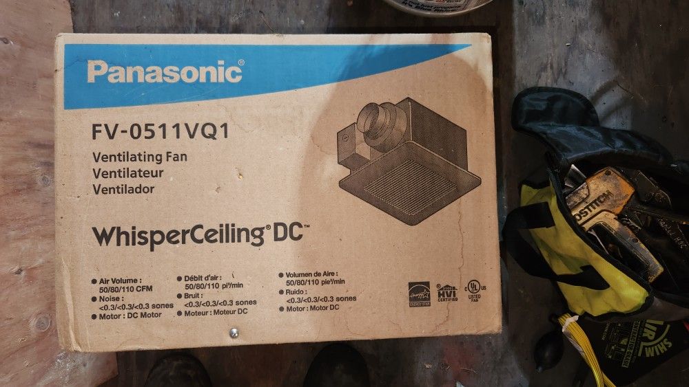 Panasonic Exhaust Fan 50,80,110 CFM