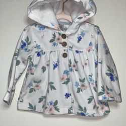 Baby Girl  Hooded Fleece / Sacó Con Capucha