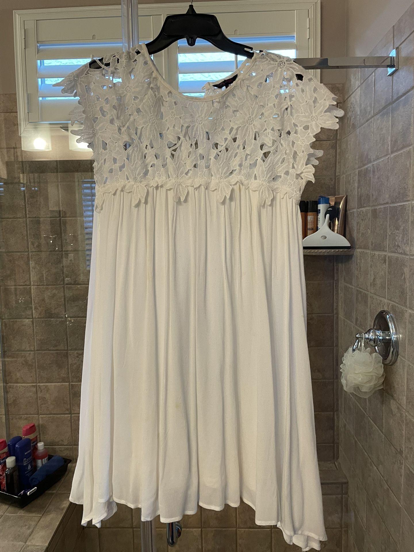 White Dress Cover Up
