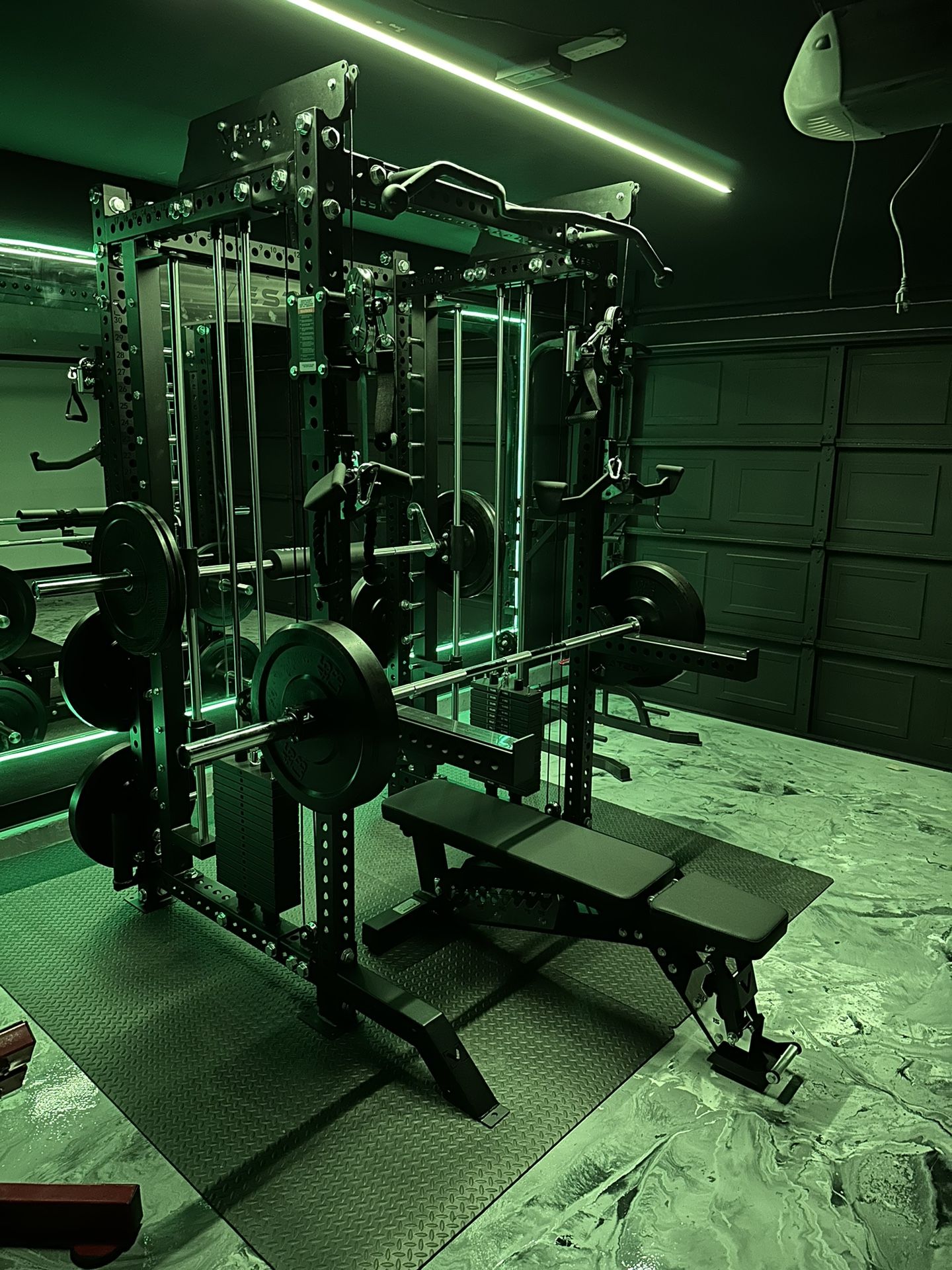 Vesta Fitness PRO SERIES Ultimate Half Rack Functional Trainer w